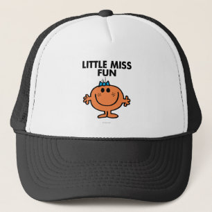 Little Miss Fun Black Lettering Trucker Hat