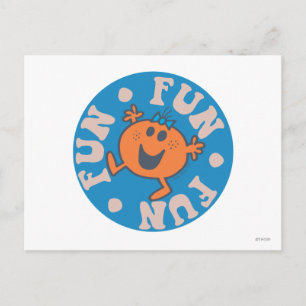 Little Miss Fun Fun Fun Postcard
