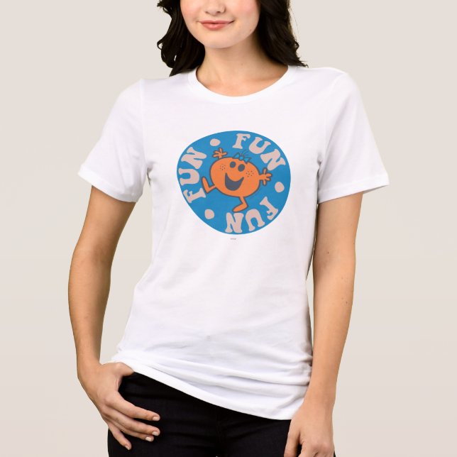 Little Miss Fun Fun Fun Tri-Blend Shirt (Front)