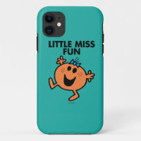 Little Miss Fun Waving Joyously