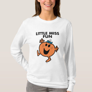 Little Miss Fun Waving Joyously T-Shirt