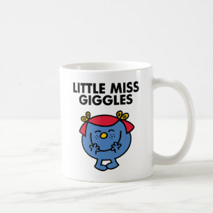 Little Miss Giggles   Black Lettering Coffee Mug