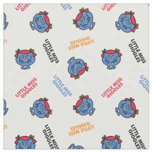 Little Miss Giggles   Pattern Fabric