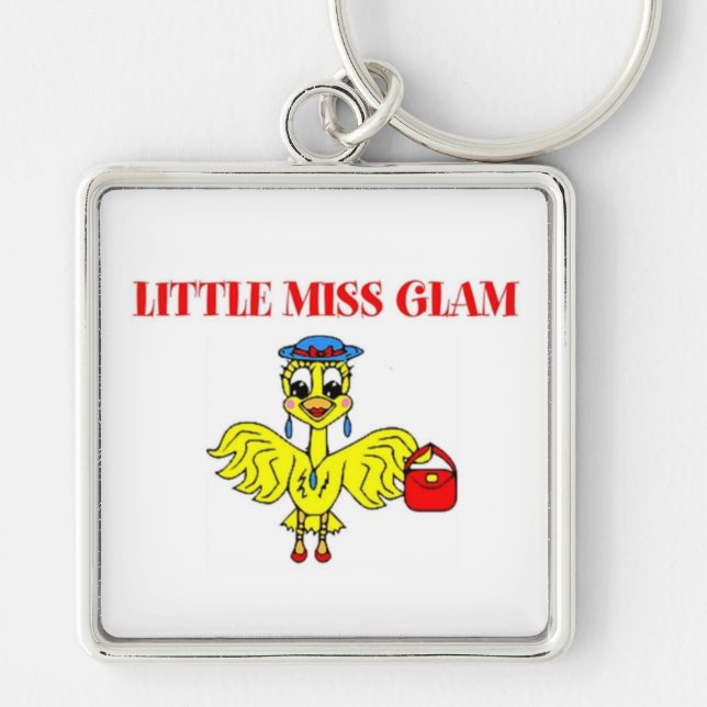 LITTLE MISS GLAM KEY RING (Front)