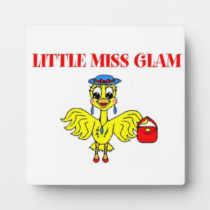 LITTLE MISS GLAM PLAQUE