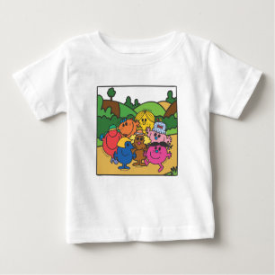 Little Miss Group Of Friends Baby T-Shirt