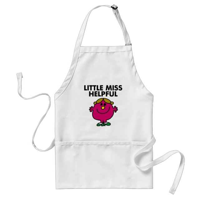 Little Miss Helpful Classic Standard Apron (Front)