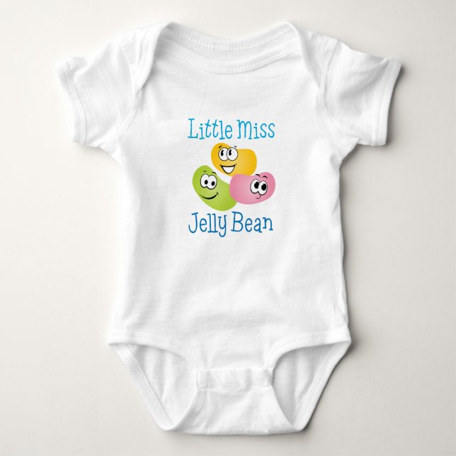 Little Miss Jelly Bean Baby Bodysuit (Front)