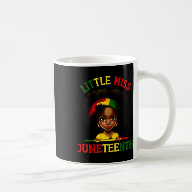Little Miss Juneteenth  Coffee Mug (Right)