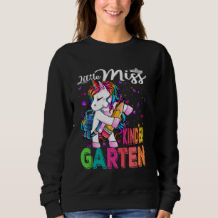 Little Miss Kindergarten Back To School Girls Kind Sweatshirt