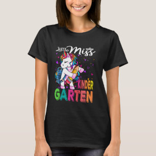Little Miss Kindergarten Back To School Girls Kind T-Shirt