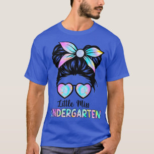 Little Miss Kindergarten Girls Back To School Shir T-Shirt