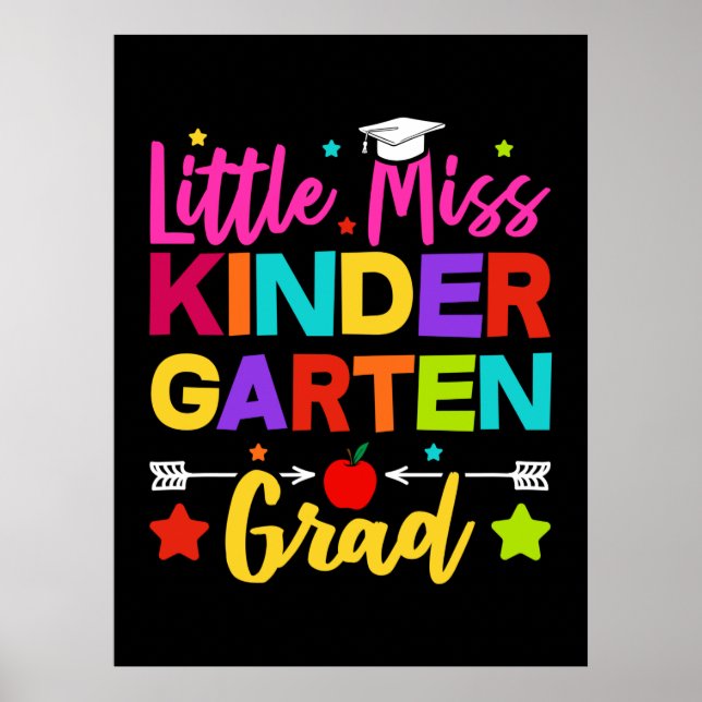 Little Miss Kindergarten Poster (Front)