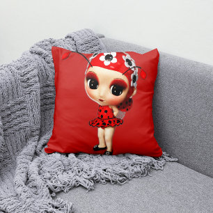 Little Miss Ladybug Cushion