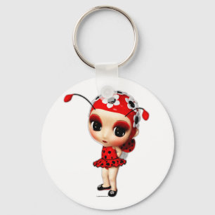 Little Miss Ladybug Key Ring