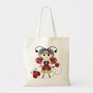 Little Miss Ladybug Lady Bug Fairy Cute Tote Bag
