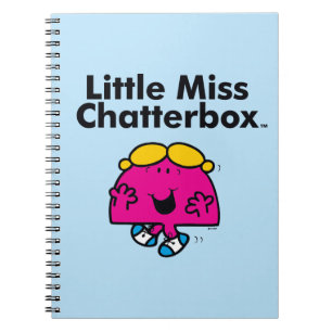 Little Miss Little Miss Chatterbox is So Chatty Notebook