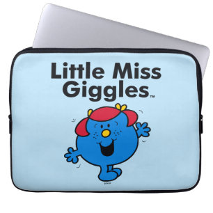 Little Miss Little Miss Giggles Likes To Laugh Laptop Sleeve
