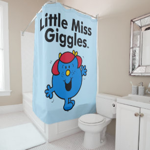 Little Miss   Little Miss Giggles Likes To Laugh Shower Curtain