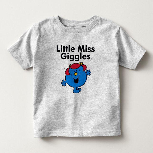 Little Miss | Little Miss Giggles Likes To Laugh Toddler T-Shirt (Front)