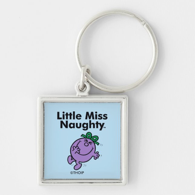 Little Miss | Little Miss Naughty is So Naughty Key Ring (Front)