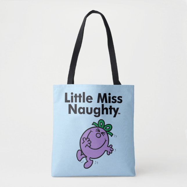 Little Miss | Little Miss Naughty is So Naughty Tote Bag (Front)