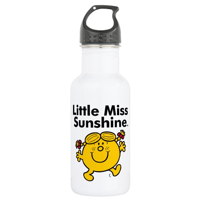 Little Miss | Little Miss Sunshine is a Ray of Sun 532 Ml Water Bottle (Front)