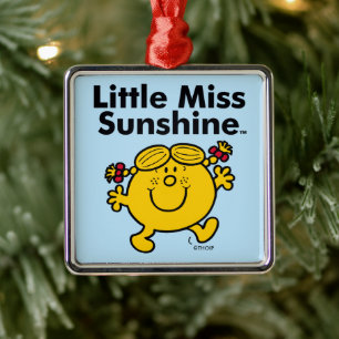 Little Miss   Little Miss Sunshine is a Ray of Sun Metal Tree Decoration