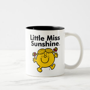 Little Miss   Little Miss Sunshine is a Ray of Sun Two-Tone Coffee Mug
