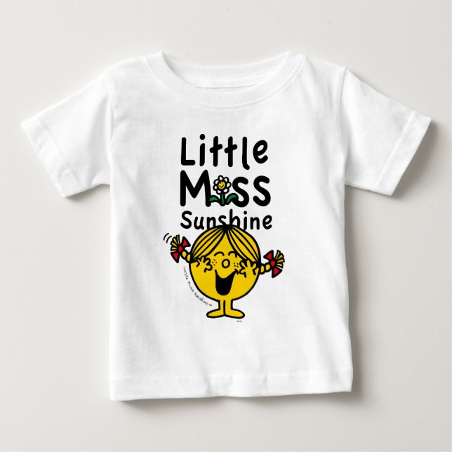 Little Miss | Little Miss Sunshine Laughs Baby T-Shirt (Front)