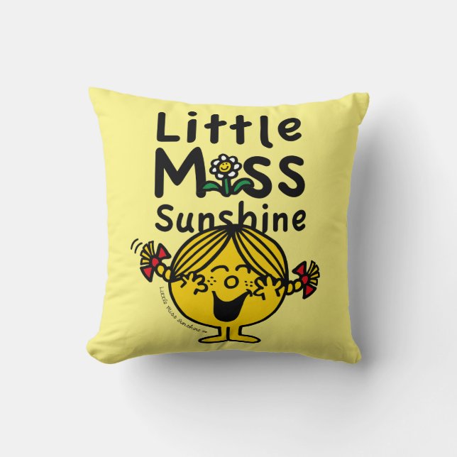 Little Miss | Little Miss Sunshine Laughs Cushion (Front)