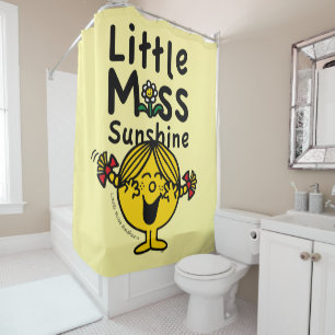 Little Miss   Little Miss Sunshine Laughs Shower Curtain