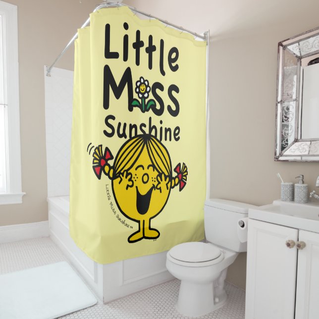 Little Miss | Little Miss Sunshine Laughs Shower Curtain (In Situ)