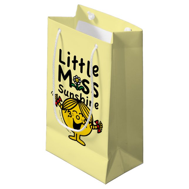 Little Miss | Little Miss Sunshine Laughs Small Gift Bag (Front Angled)