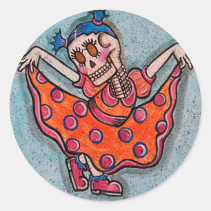 little miss luci BFK series6 - Customised Classic Round Sticker