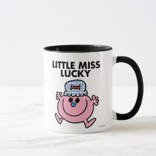Little Miss Lucky   Black Lettering Mug