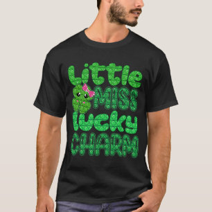 Little Miss Lucky Charm Pop It St Patrick's Day To T-Shirt