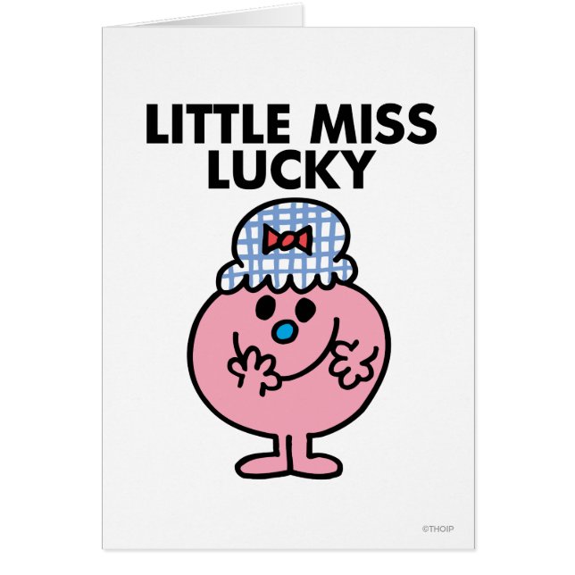 Little Miss Lucky Hiding Her Mouth (Front)