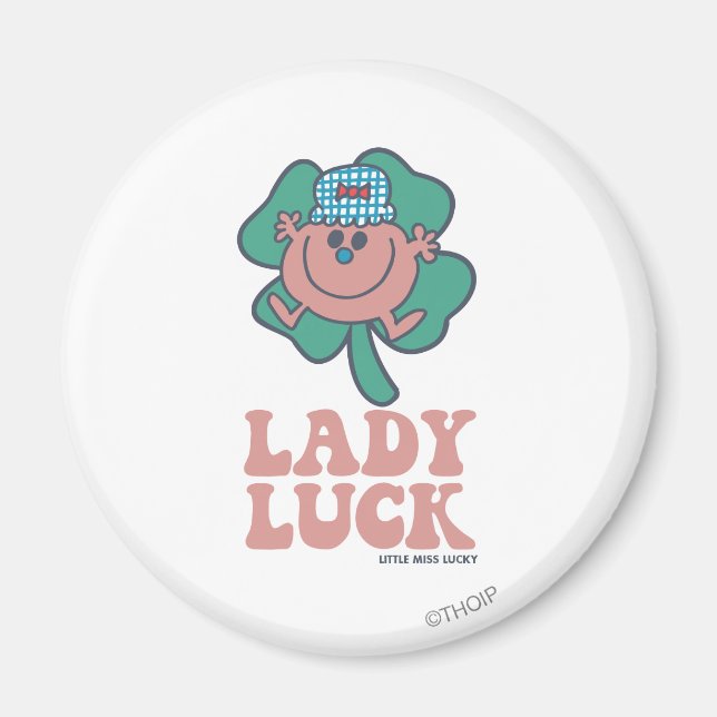 Little Miss Lucky | Lady Luck Magnet (Front)