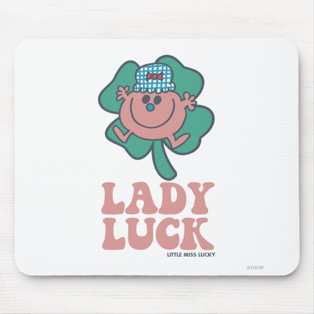 Little Miss Lucky | Lady Luck Mouse Pad (Front)