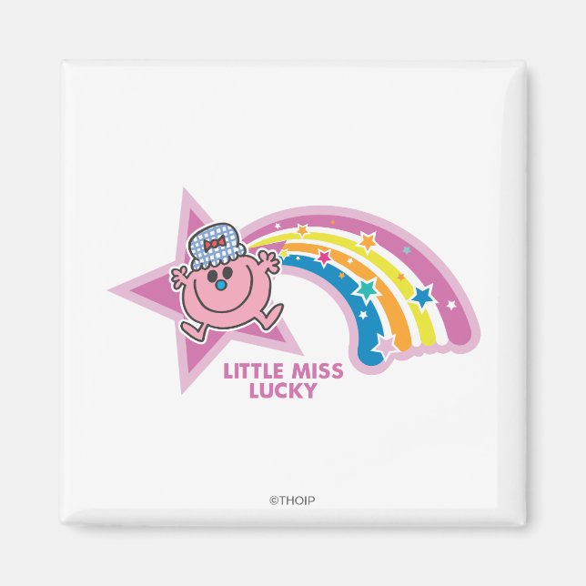 Little Miss Lucky | Rainbow Magnet (Front)
