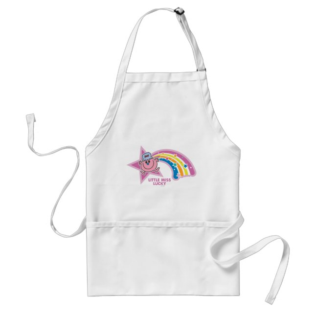 Little Miss Lucky | Rainbow Standard Apron (Front)