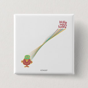 Little Miss Lucky Rays Of Luck 15 Cm Square Badge
