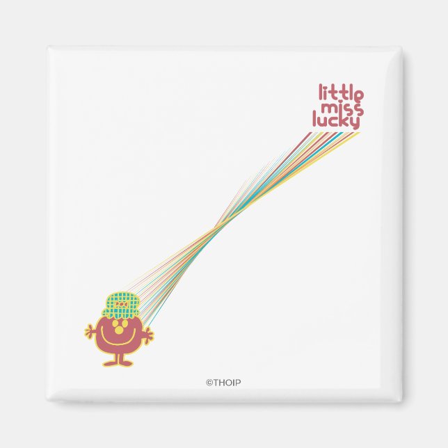 Little Miss Lucky | Rays Of Luck Magnet (Front)