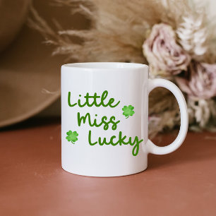 Little Miss Lucky St Patrick's Day Green Coffee Mu Coffee Mug
