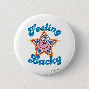 Little Miss Lucky Star 6 Cm Round Badge