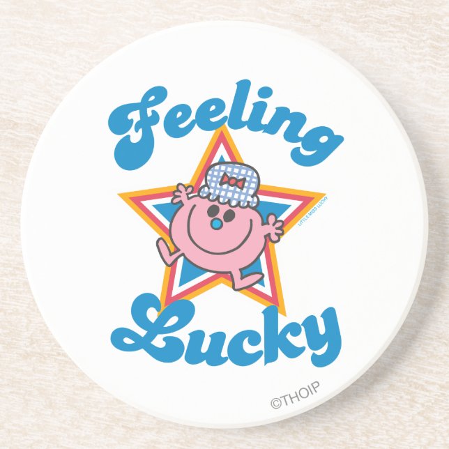 Little Miss Lucky Star Coaster (Front)