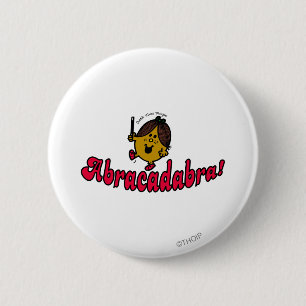 Little Miss Magic Abracadabra 6 Cm Round Badge