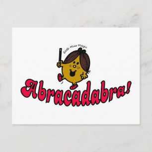 Little Miss Magic Abracadabra Postcard