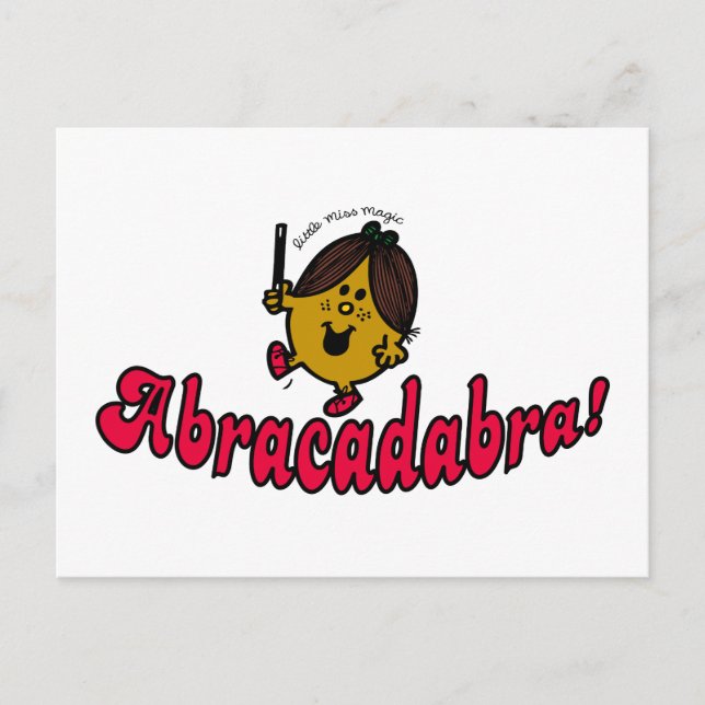 Little Miss Magic | Abracadabra Postcard (Front)